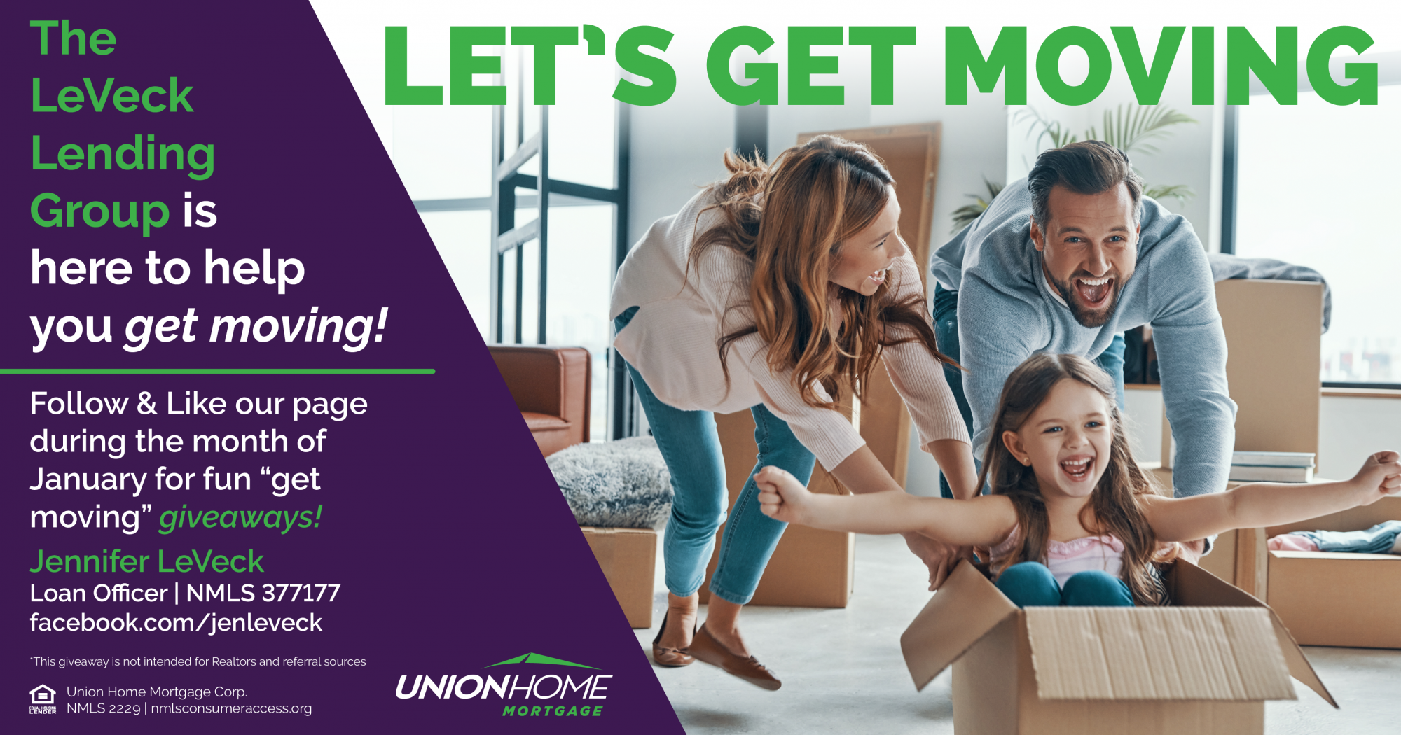 Get Moving Ad Click to visit our Facebook Page!