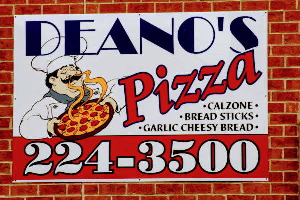Deano's Pizza Banner